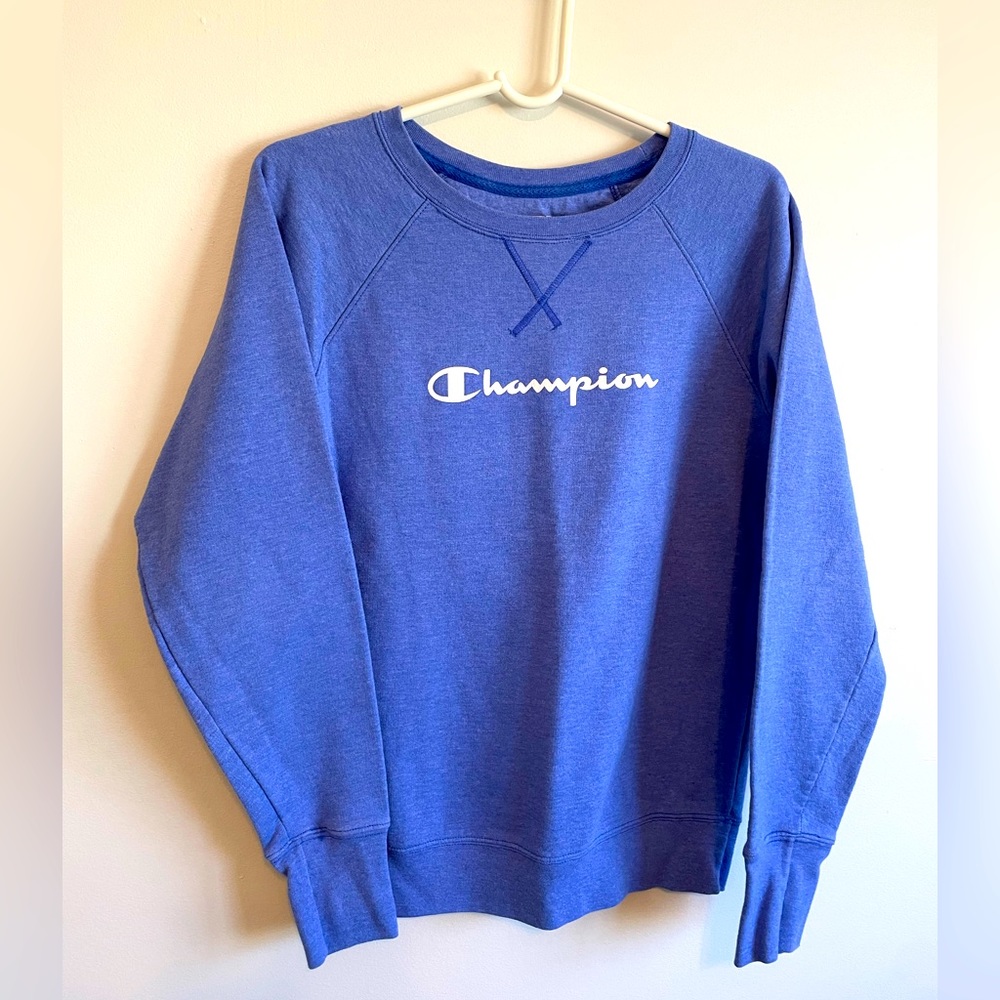 Blue Champion sweatshirt